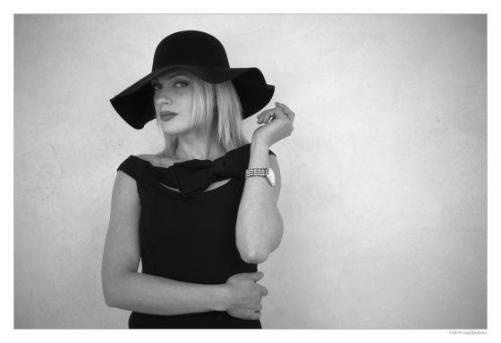 Film, digital, a beautiful model and a foggy day